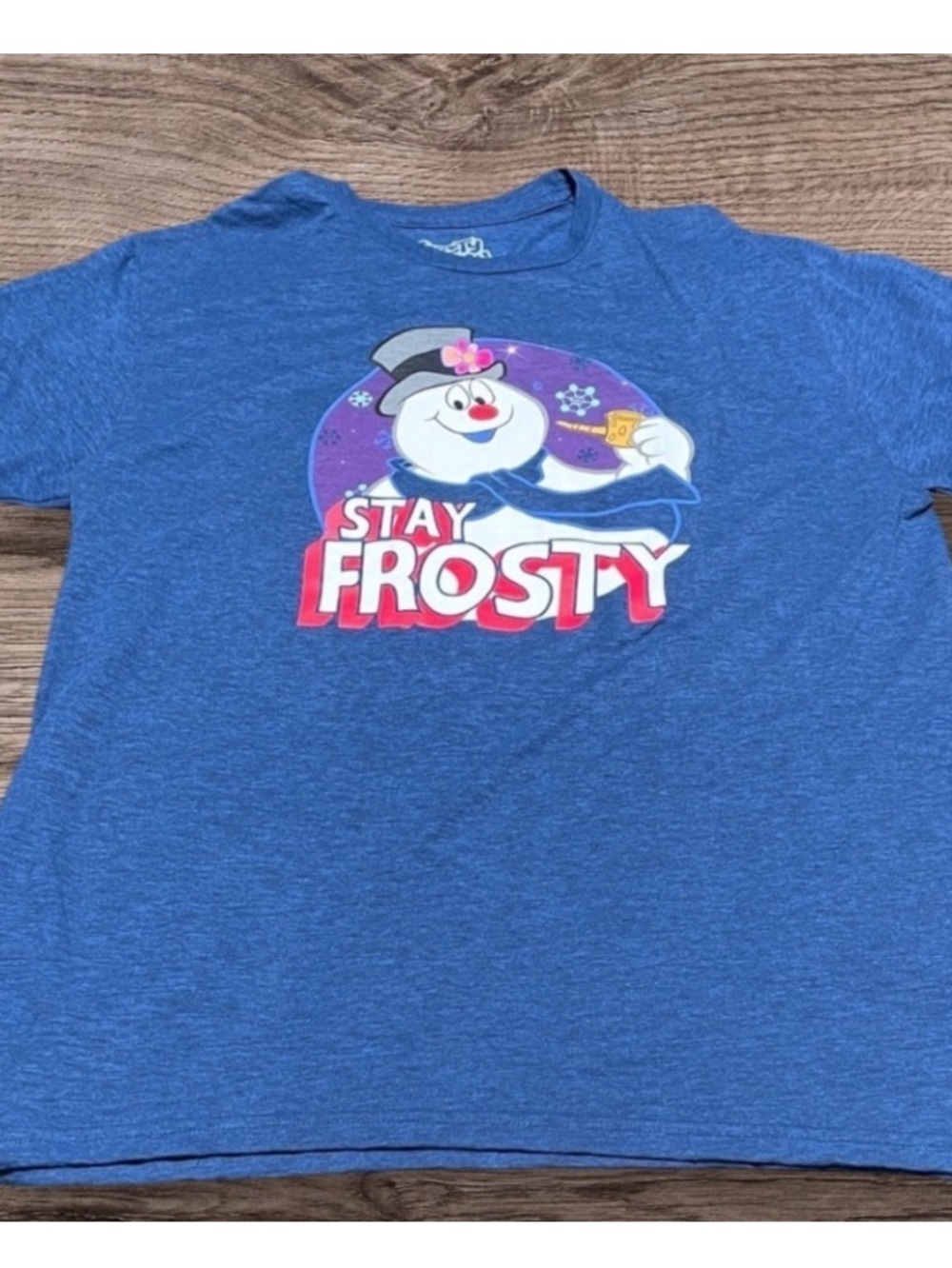 Stay Frosty Christmas shirt, men men’s size XL - Picture 5 of 5